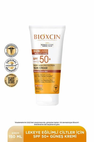 Bioxcin Sun Care Lekeye Eğilimli Ciltler İçin Çok Yüksek Korumalı Güneş Kremi 50 Spf 150 Ml