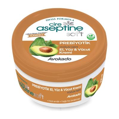 Cire Aseptine Soft Avokado Prebiyotik Nemlendirici Bakım Kremi 300 ml