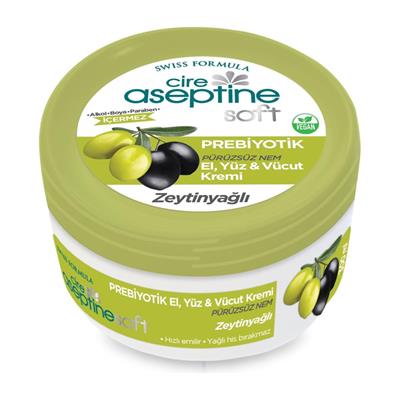 Cire Aseptine Soft Zeytinyağlı Prebiyotik Nemlendirici Bakım Kremi 300 ml