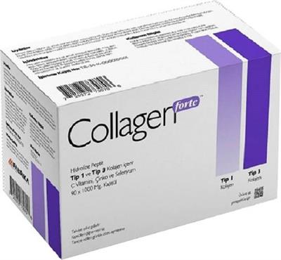 Collagen Forte Tip 1 - Tip 3 1300 Mg 90 Tablet