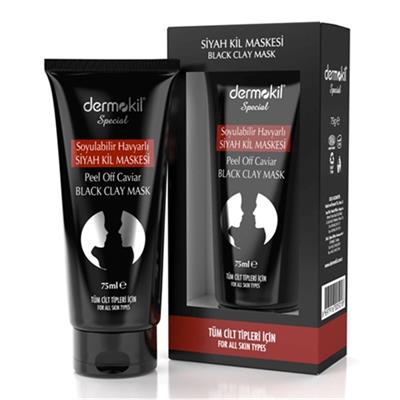 Dermokil Havyarlı Siyah Kil Maskesi Tüm Cilt Tipleri 75 ml