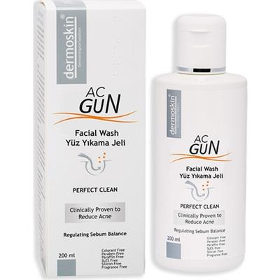 Dermoskin Acgun Yüz Yıkama Jeli 200 Ml