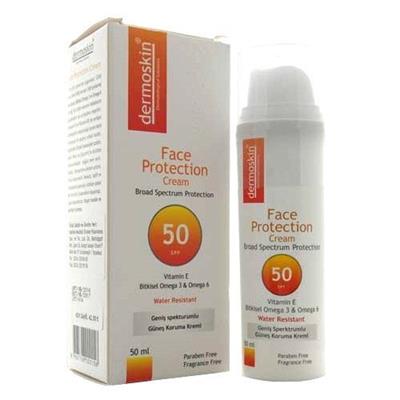 Dermoskin Face Protection 50 SPF Güneş Kremi 50 ml Geniş Spektrumlu