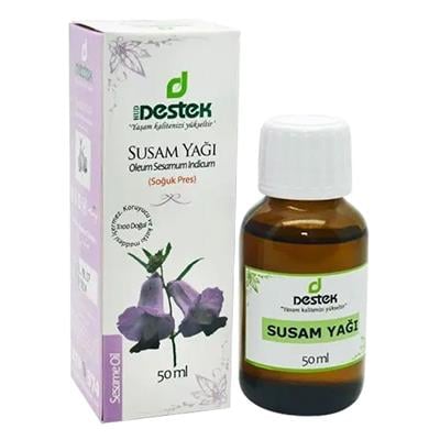 Destek Susam Yağı 50 ml Soğuk Pres