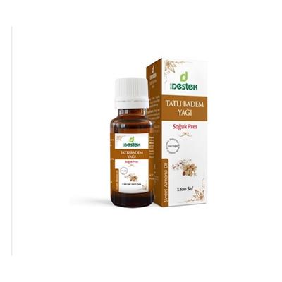 Destek Tatlı Badem Yağı 50 ml Soğuk Pres