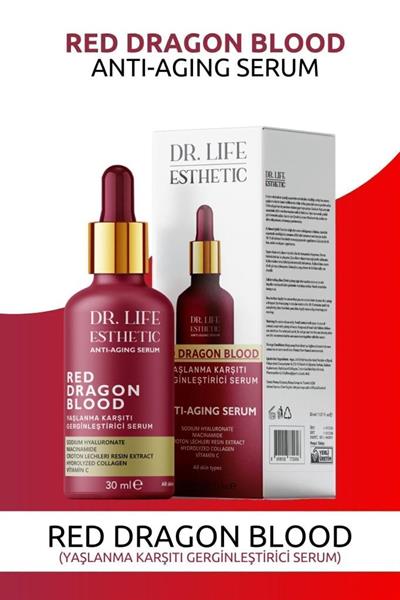 Dr. Life Esthetic Red Dragon Blood Yaşlanma Karşıtı Gerginleştirici Serum 30ml
