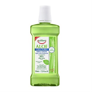 Equilibra Aloe Vera 3 Etkili Ağız Bakım Çalkalama Suyu Mouth Wash500 Ml
