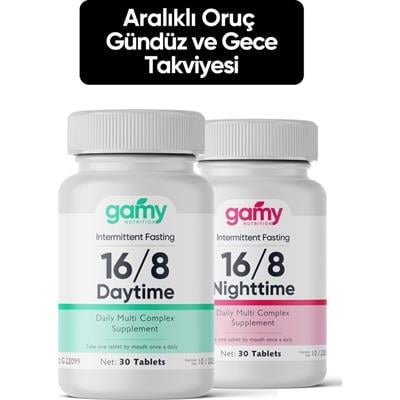 Gamy 16/8 Aralıklı Oruç Gündüz & Gece 30+30 Tablet