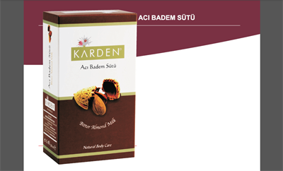 Karden Acı Badem Sütü Kremi 50 ML