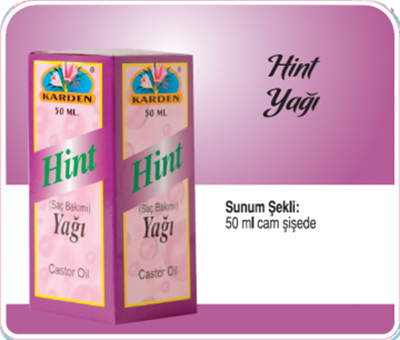 Karden Hint Yağı 50 ml