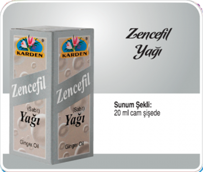 Karden Zencefil Yağı 20 ml