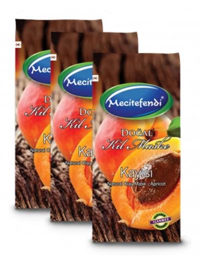 Mecitefendi Kayısı Özlü Kil Maskesi 20 Gram Tek Kullanımlık