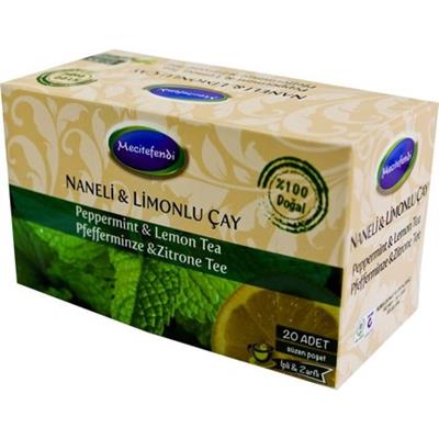 Mecitefendi Nane Limonlu Çay İpli Süzen Poşet 20'Li