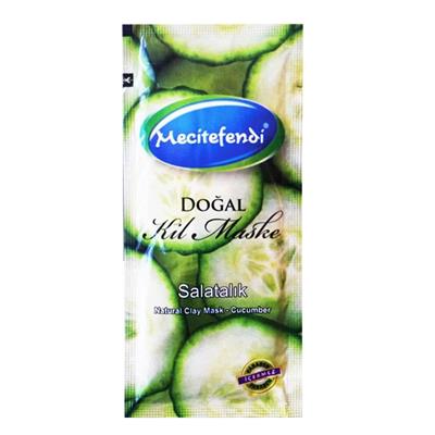 Mecitefendi Salatalık Özlü Kil Maskesi 20 Gram Tek Kullanımlık