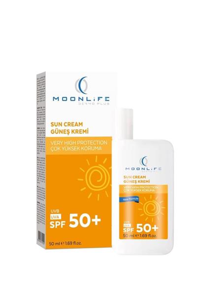 Moonlife Çok Yüksek Koruma SPF50+Yüz Güneş Kremi 50 ml