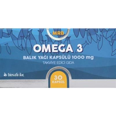 MRB Omega 3 Balık Yağı Kapsül 1000 mg 30 Kapsül
