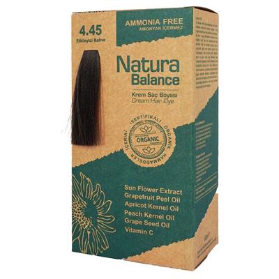 Natura Balance Krem Saç Boyası 4.45 Etkileyici Kahve Organik
