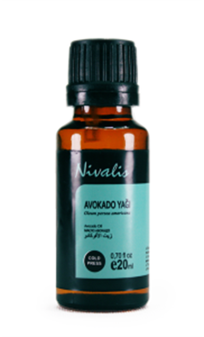 Nivalis Avokado Yağı  20 Ml Soğuk Pres