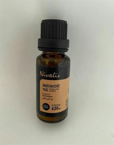 Nivalis Hindistan Cevizi Yağı 20 ml