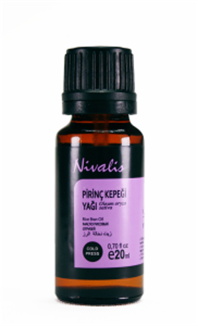 Nivalis Pirinç Kepeği Yağı 20 Ml Soğuk Pres