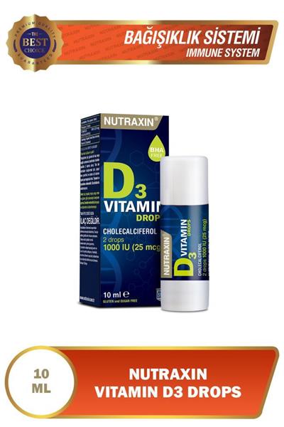 Nutraxin D3 Drops 1000 IU 10 Ml Damla