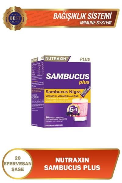 Nutraxin Sambucus Plus 20 Efervesan Şase