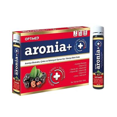 Optimed Aronia+ Ekstraktı Çinko ve Selenyum İçeren Sıvı Takviye Edici Gıda 7 x 25 ml