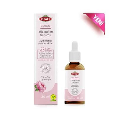 Otacı Gül Kürü Yüz Bakım Serumu Tüm Ciltler İçin 30 Ml