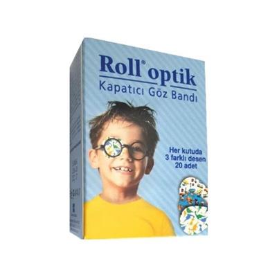 Roll Optik Kapatıcı Göz Bandı Erkek 20 Adet