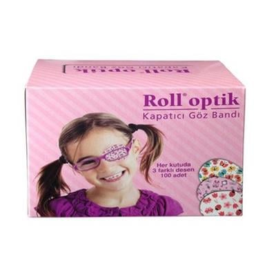 Roll Optik Kapatıcı Göz Bandı Kız 100 Adet
