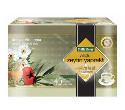 Shiffa Home Alıçlı Zeytin Yapraklı Karışık Bitki Çayı 40 poşet