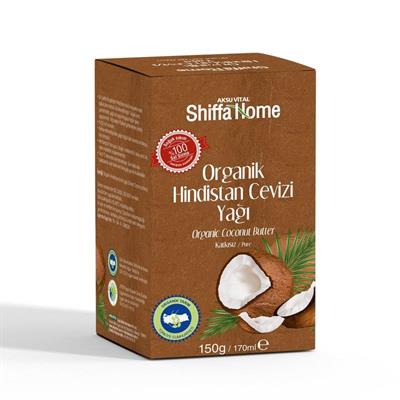 Shiffa Home Organik Katı Hindistan Cevizi Yağı 150 gr