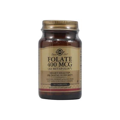 Solgar Folate As Metafolin 400 Mg 50 Tablet