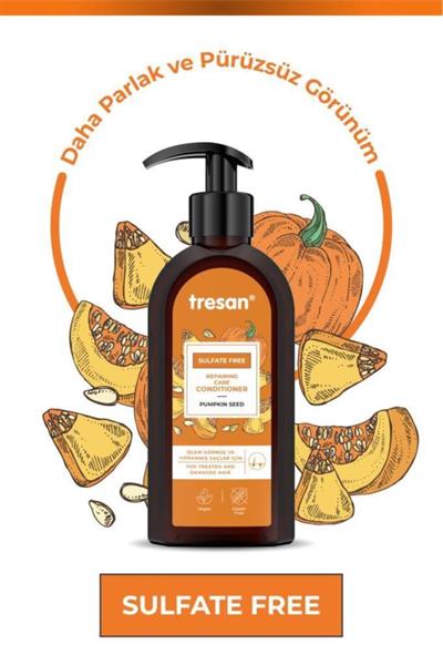 Tresan Bal Kabağı Çekirdeği Onarıcı Sülfatsız Saç Bakım Kremi 300 ml