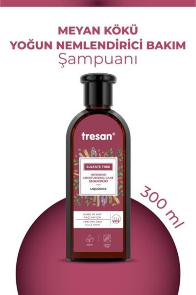 Tresan Meyan Kökü Yoğun Nemlendirici Sülfatsız Şampuanı 300 ml