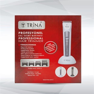 Trina Profesyonel Saç Kesme Makinası Şarzlı