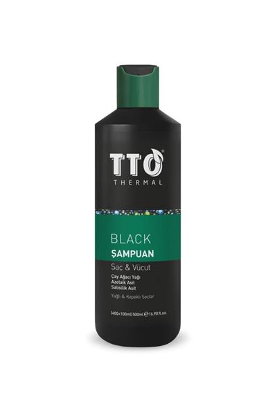 Tto Black Saç Ve Vücut Şampuanı 500 Ml