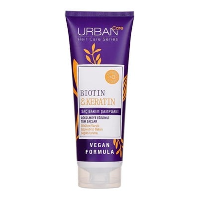 Urban Care Biotin Keratin Dökülme Karşıtı ve Güçlendirici Saç Bakım Şampuanı 250 ml