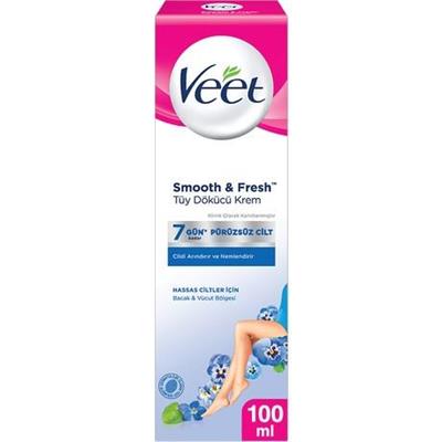 Veet Tüy Dökücü Krem Hassas Ciltler 100 Ml Yeni Koku