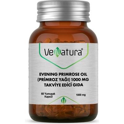 Venatura Evening Primrose (Primroz Yağı)1000 mg Takviye Edici Gıda 60 Kapsül