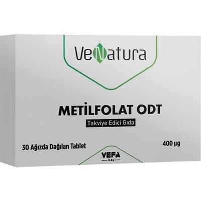 Venatura Methylfolate ODT Metilfolat Takviye Edici Gida 30 Tablet