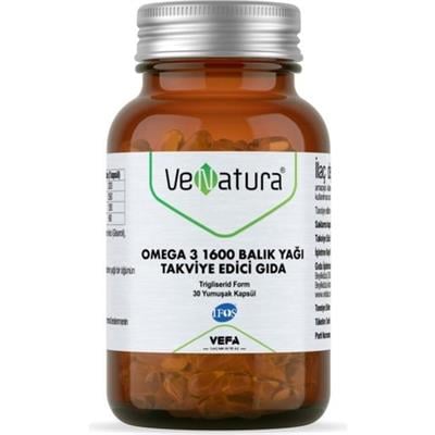 Venatura Omega 3 Balık Yağı Takviye Edici Gıda 30 Kapsül