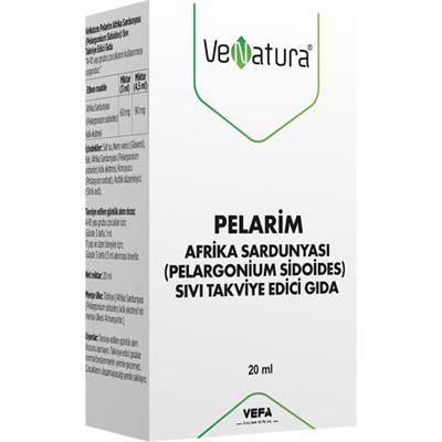 Venatura Pelarim Afrika Sardunyasi (Pelargonium Sidoides) Sivi Takviye Edici Gida 20 Ml