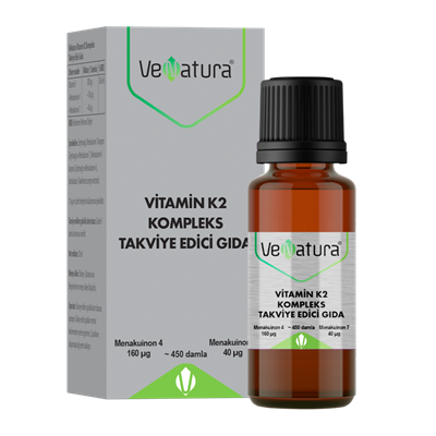 Venatura Vitamin K2 Kompleks Takviye Edici Gida 450 Damla