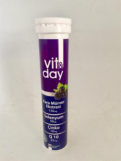 Vit & Day Sambucus Karamürver Efervesan 20 Tablet