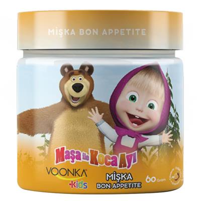 Voonka Kids Maşa Ve Koca Ayı Mişka Bon Appetite Takviye Edici Gıda 60 gr