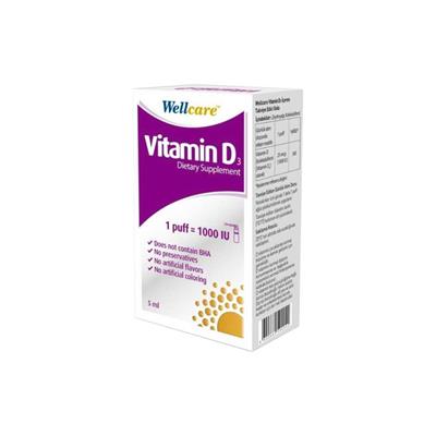 Wellcare Vitamin D3 1000 IU 5 ml
