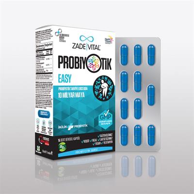 Zade Vital Probiotics Easy 30 Kapsül