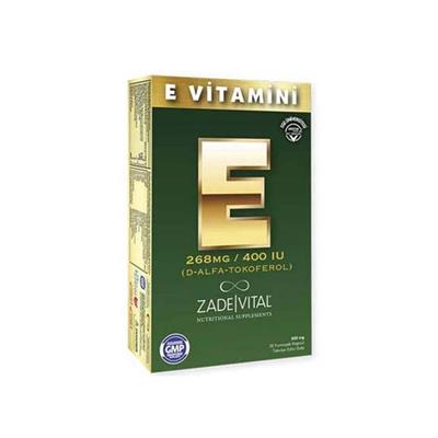 Zade Vital Vitamin E 400 IU 30 Kapsül