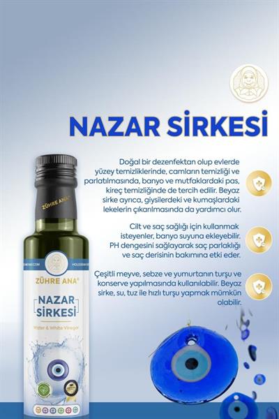 Zühre Ana Nazar Sirkesi Water & White Vinegar 500 Ml